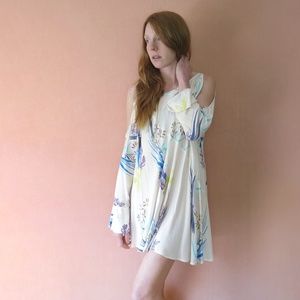Free People Clear Skies Floral Mini Dress